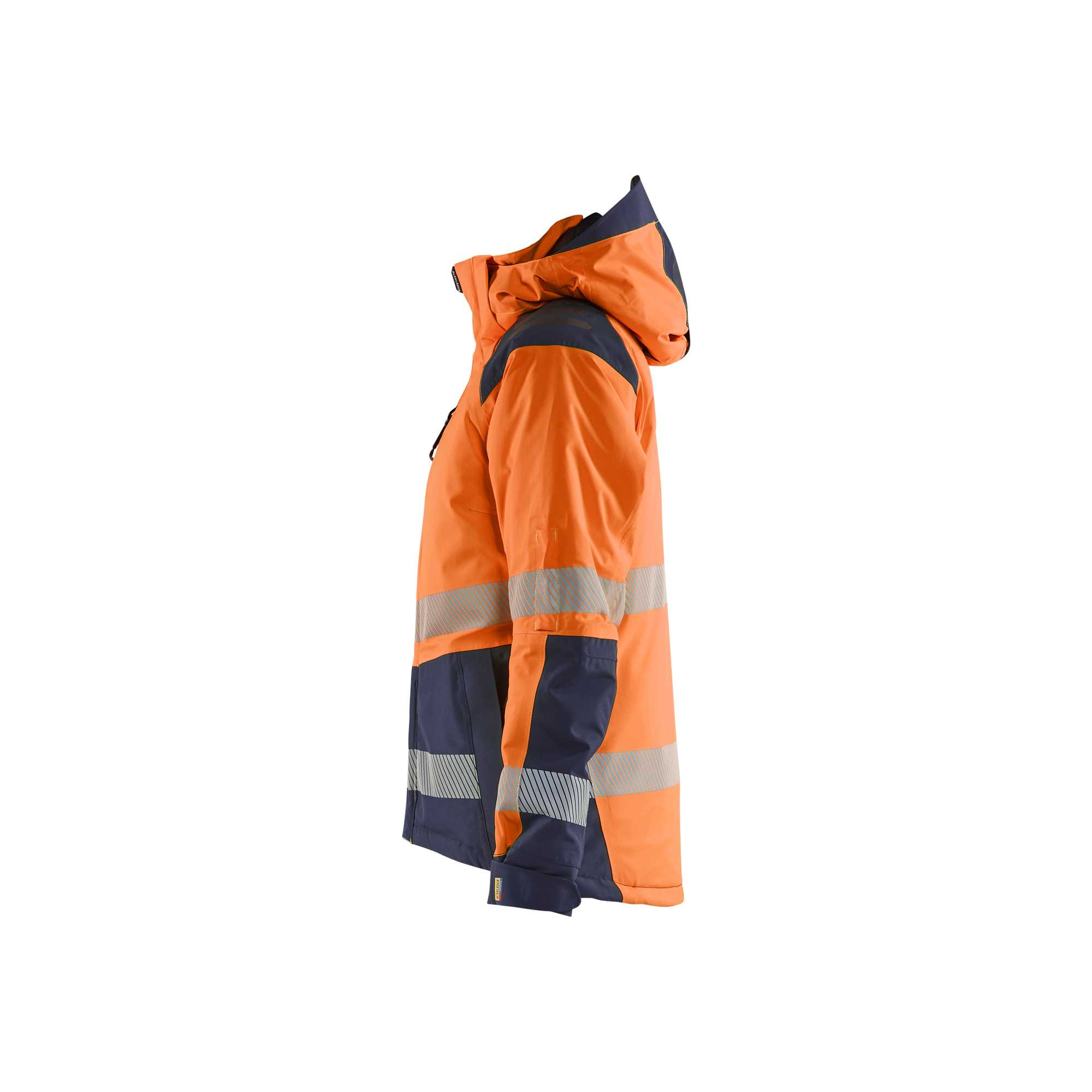 BLAKLADER 44561987 Women’s Hi Vis Winter Jacket Hi Vis Reflective Work Jacket WOMEN - Waterproof